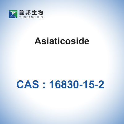 CAS 16830-15-2 Asiaticoside Crystal Bahan Baku Kosmetik 98%