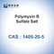 CAS 1405-20-5 Polymyxin B Sulfate Powder Antibiotik Suhu Penyimpanan 2-8°C