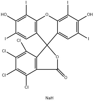 CAS 632-69-9 Reagen laboratorium mawar bengal