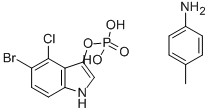 CAS 6578-06-9 5-Bromo-4-kloro-3-indolyl phosphate p-toluidin garam,BCIP P-toluidin garam, X-fosfat p-toluidin garam