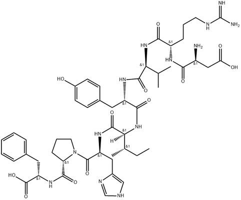 CAS 4474-91-3 ANGIOTENSIN II, Reagen HUMAN untuk ilmu kehidupan