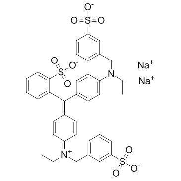 CAS 3844-45-9 Garam dinatrium Erioglaucine pereaksi untuk ilmu hayati