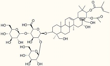 CAS 6805-41-0 Reagen biokimia Escin untuk laboratorium
